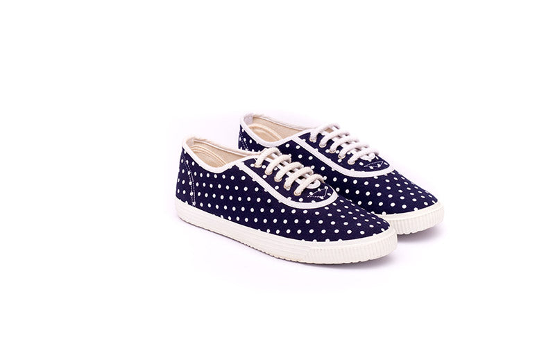 Polka Dot canvas shoes