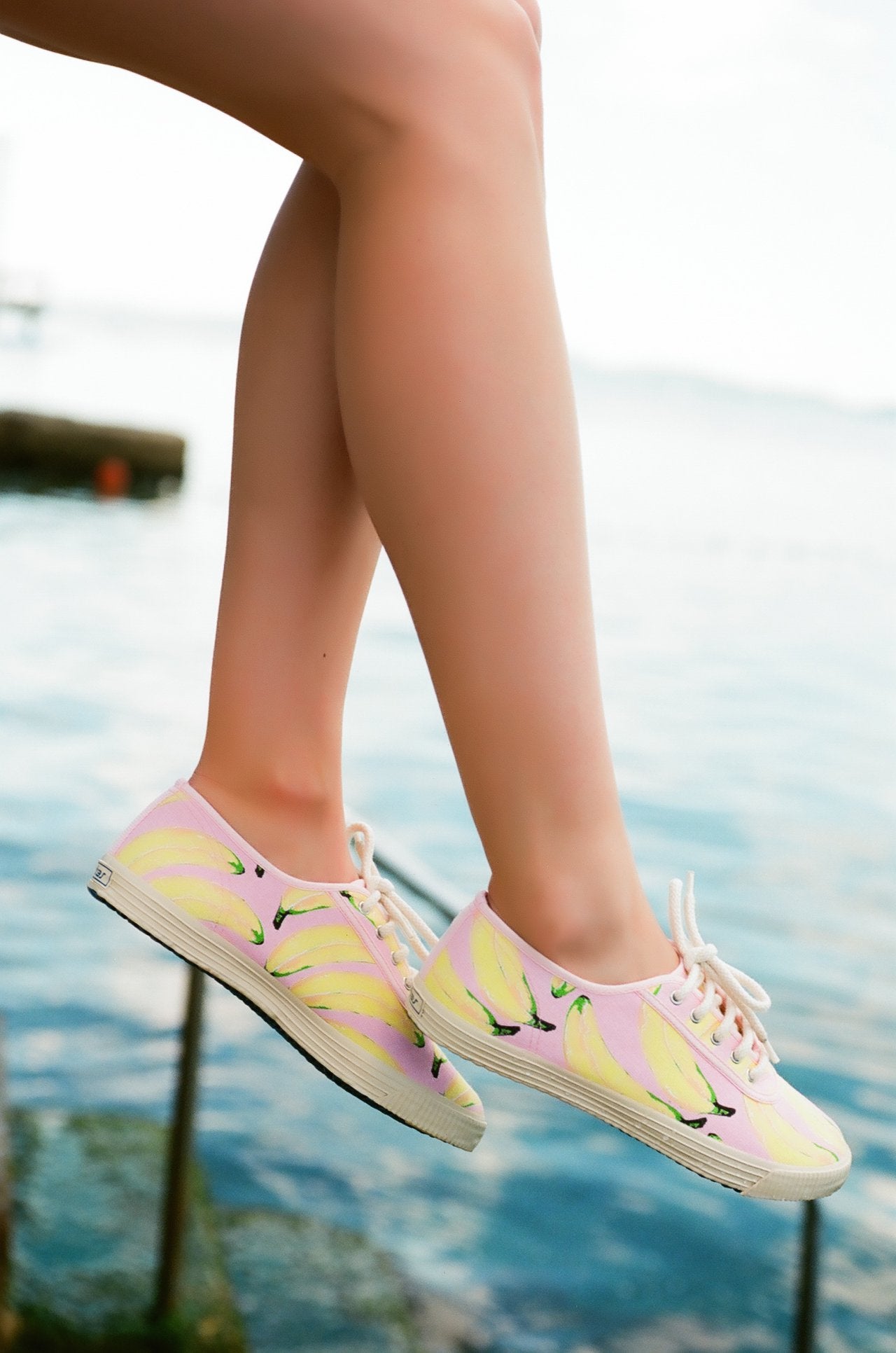 Pink Banana canvas shoe