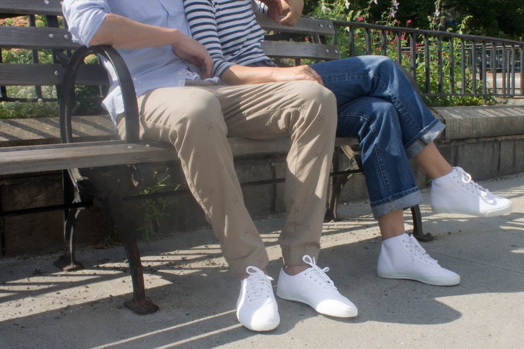 Classic White canvas sneaker