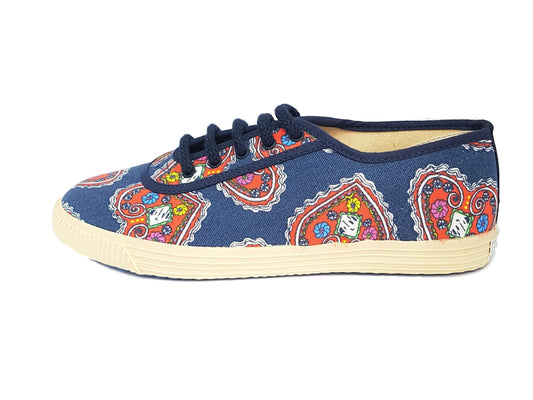 Startas Croatian Hearts canvas shoe