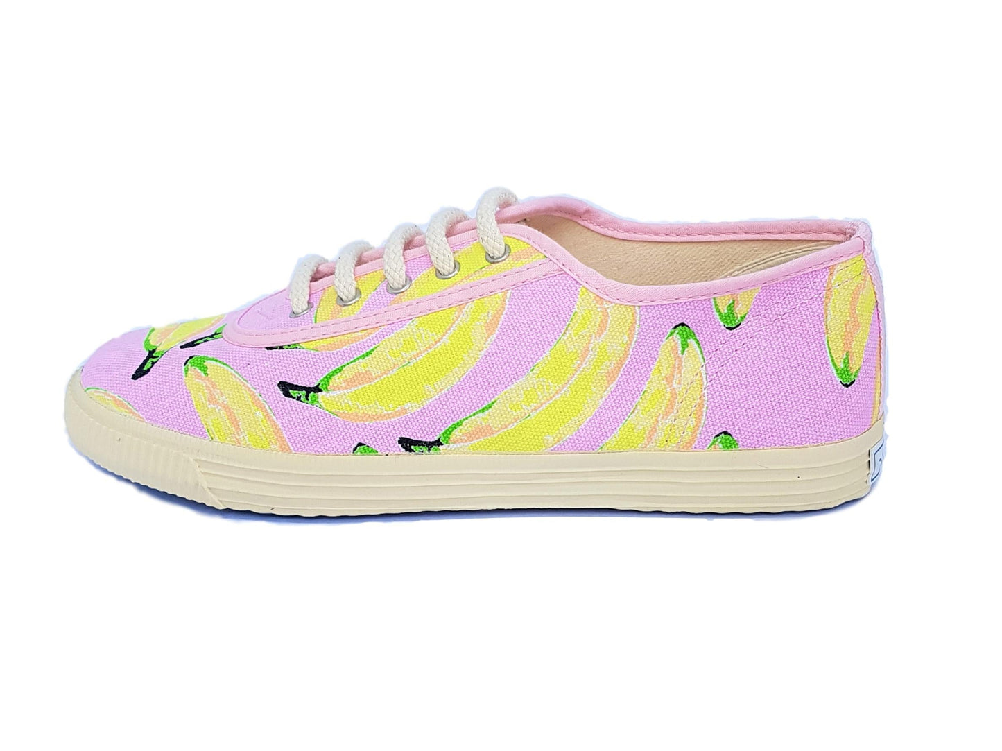 Pink Banana canvas shoe
