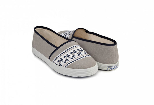 Etno grey espadrille