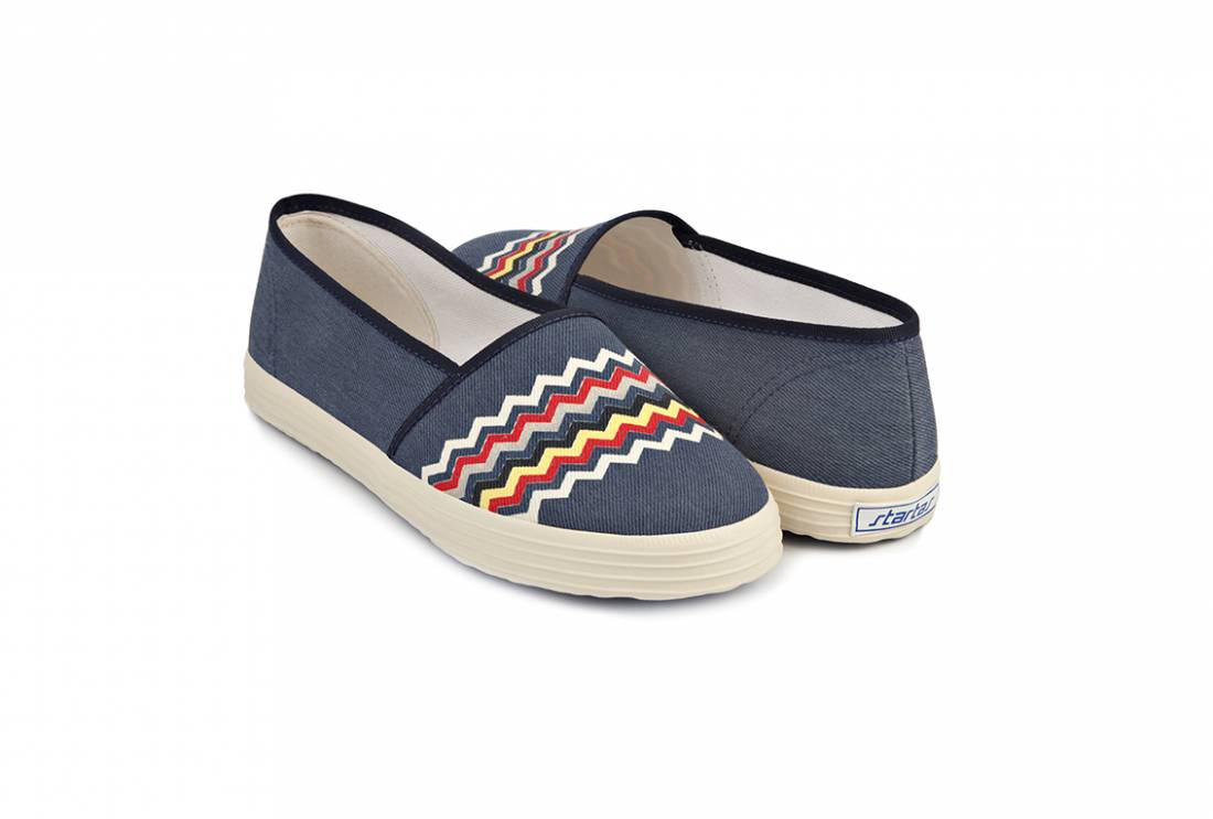 Ribbons canvas espadrille